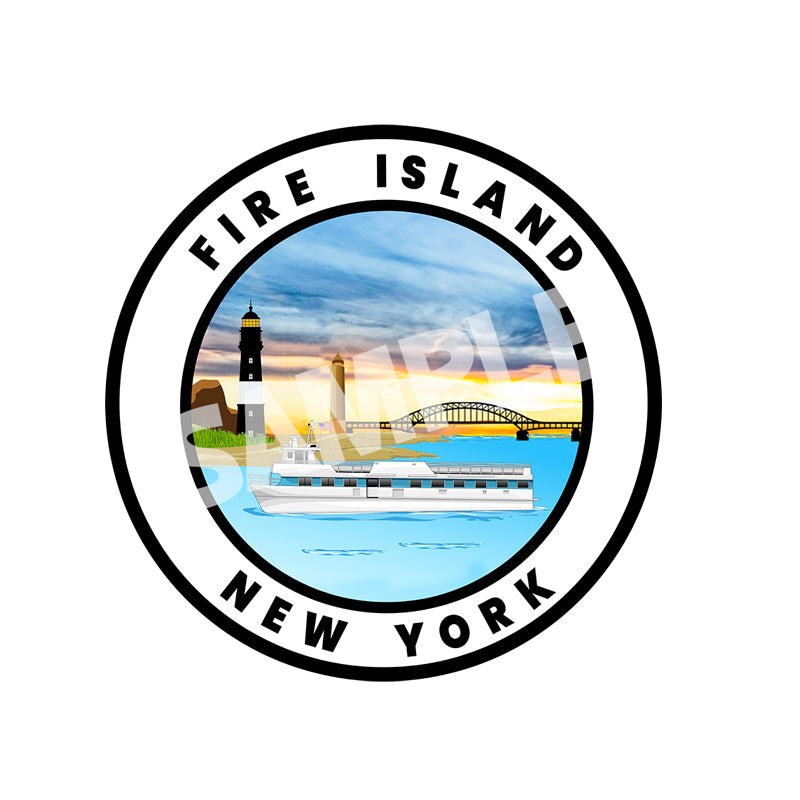 Fire Island Lighthouse Bridge 16 oz Double Walled Stainless Steel Beer Pint with Bottle Opener Built in Blue
