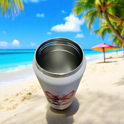 RN Vibes Nursing Healthcare Edition Thermos Rugged Vacuum Bottle Hot Drink Cold Drink Coffee Tea Soup Smoothies Sports Drinks