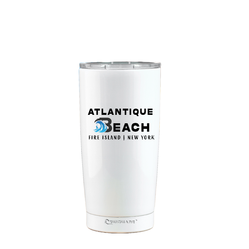 Atlantique Beach Fire Island  Blue Wave 20 oz Stainless Steel Tumbler