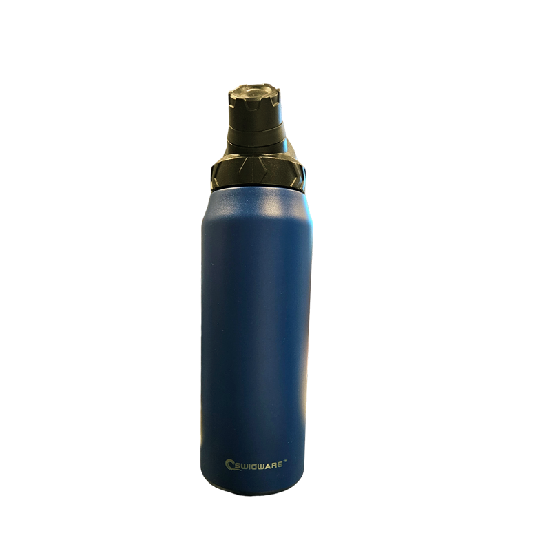 950 ml Large Capacity Stainless Steel Vacuum Cup, Portable Handle, Sports Water Bottle