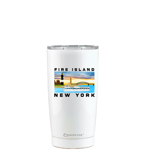 Fire Island Great South Bay 20 oz Stainless Steel Tumbler