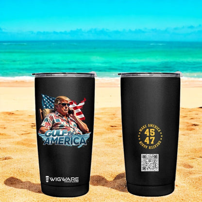 Gulf Of America President Donald Trump  20 oz Stainless Steel Tumbler