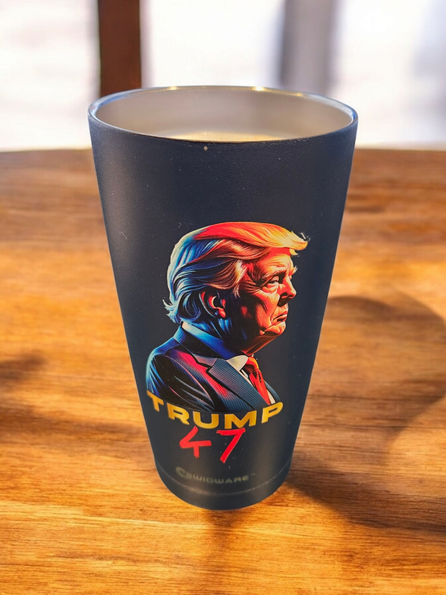 President Trump 47th President  Side View 20 oz Stainless Steel Tumbler