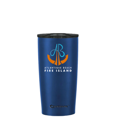 Atlantique Beach Fire Island Anchor 20 oz Stainless Steel Tumbler Blue