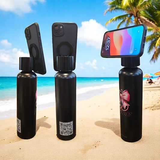 RN Vibes 2024 24oz 750ml Multifunction Portable Water Bottle Magnet Top Magnetic Lid Water Bottle Phone Holder