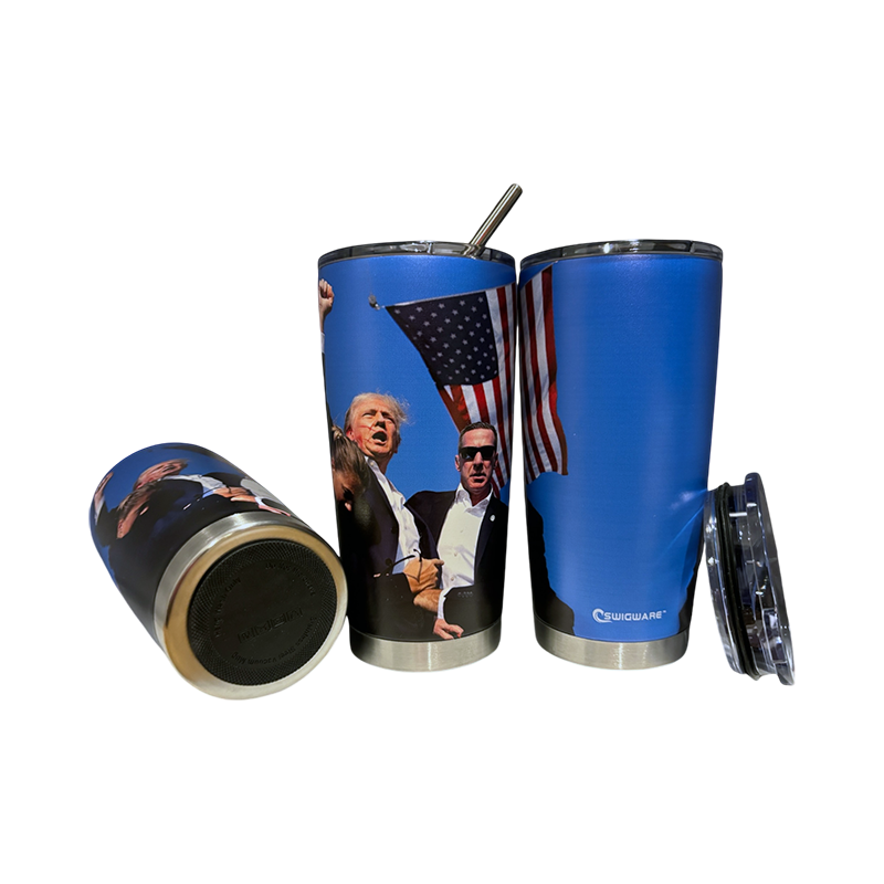 President Trump Assassination Attempt 20 oz Stainless Steel Tumbler