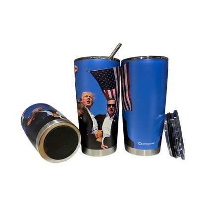 President Trump Assassination Attempt 20 oz Stainless Steel Tumbler