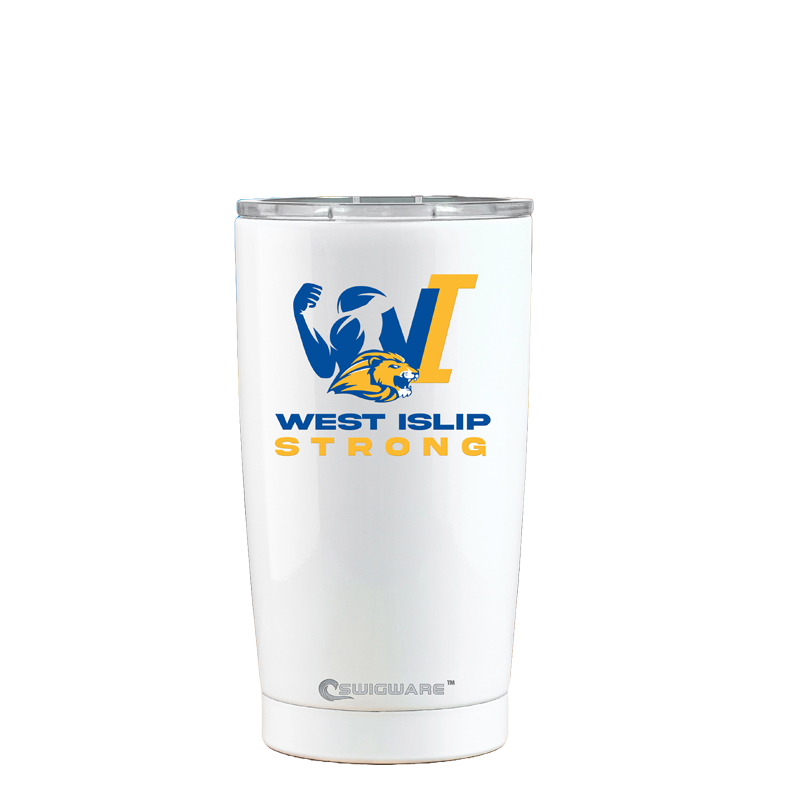 West Islip Strong 20 oz Stainless Steel Tumbler Vacuum Insulated