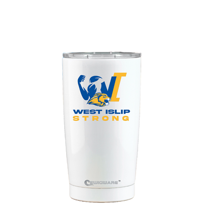 West Islip Strong 20 oz Stainless Steel Tumbler Vacuum Insulated