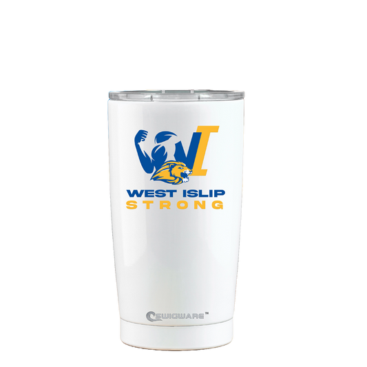 West Islip Strong 20 oz Stainless Steel Tumbler Vacuum Insulated